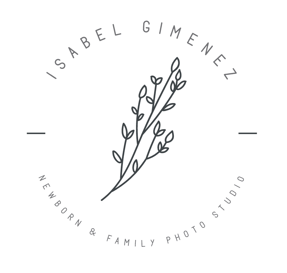 Logotip Isabel Gimenez, Newborn and Family photo studio